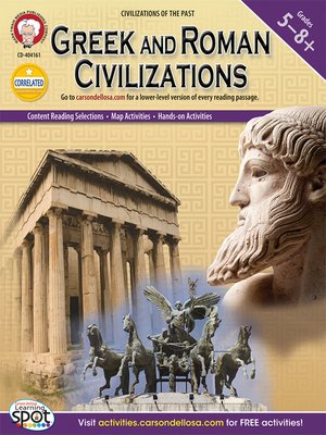 cover image of Greek and Roman Civilizations, Grades 5 - 8